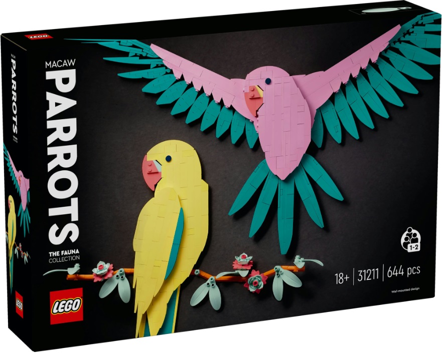 Lego Art - Collezione Animali Pappagalli Ara