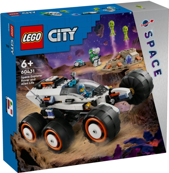 Lego City - Rover Esploratore Spaziale E Vita Aliena