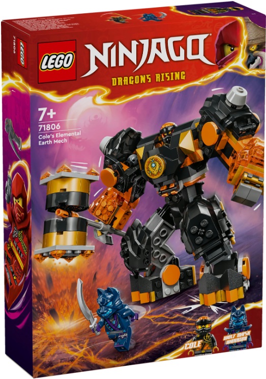 Lego Ninjago - Mech Elemento Terra Di Cole