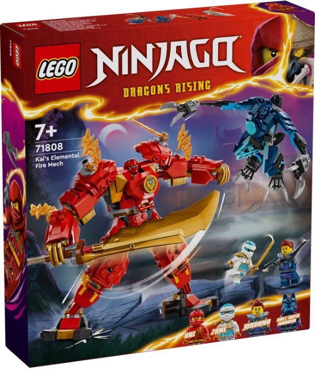 Lego Ninjago - Mech Elemento Fuoco Di Kai