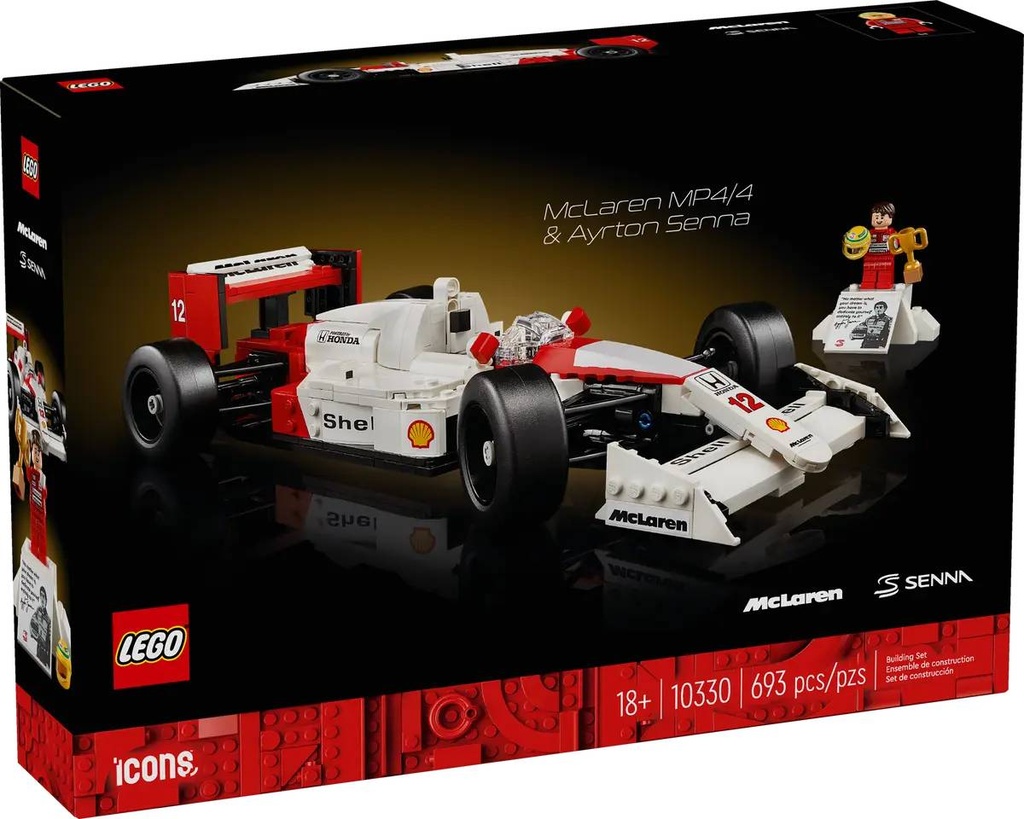 Lego Icons - McLaren MP4/4 E Ayrton Senna