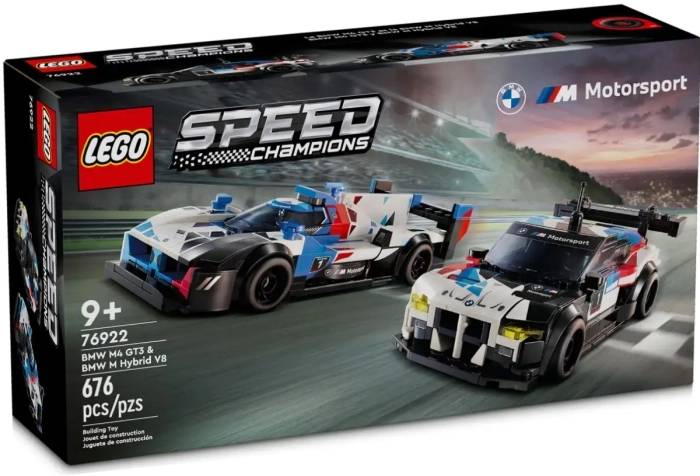 Lego Speed Champions - Auto Da Corsa BMW M4 GT3 E BMW M Hybrid V8