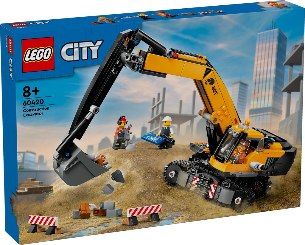 Lego City - Escavatore Da Cantiere Giallo