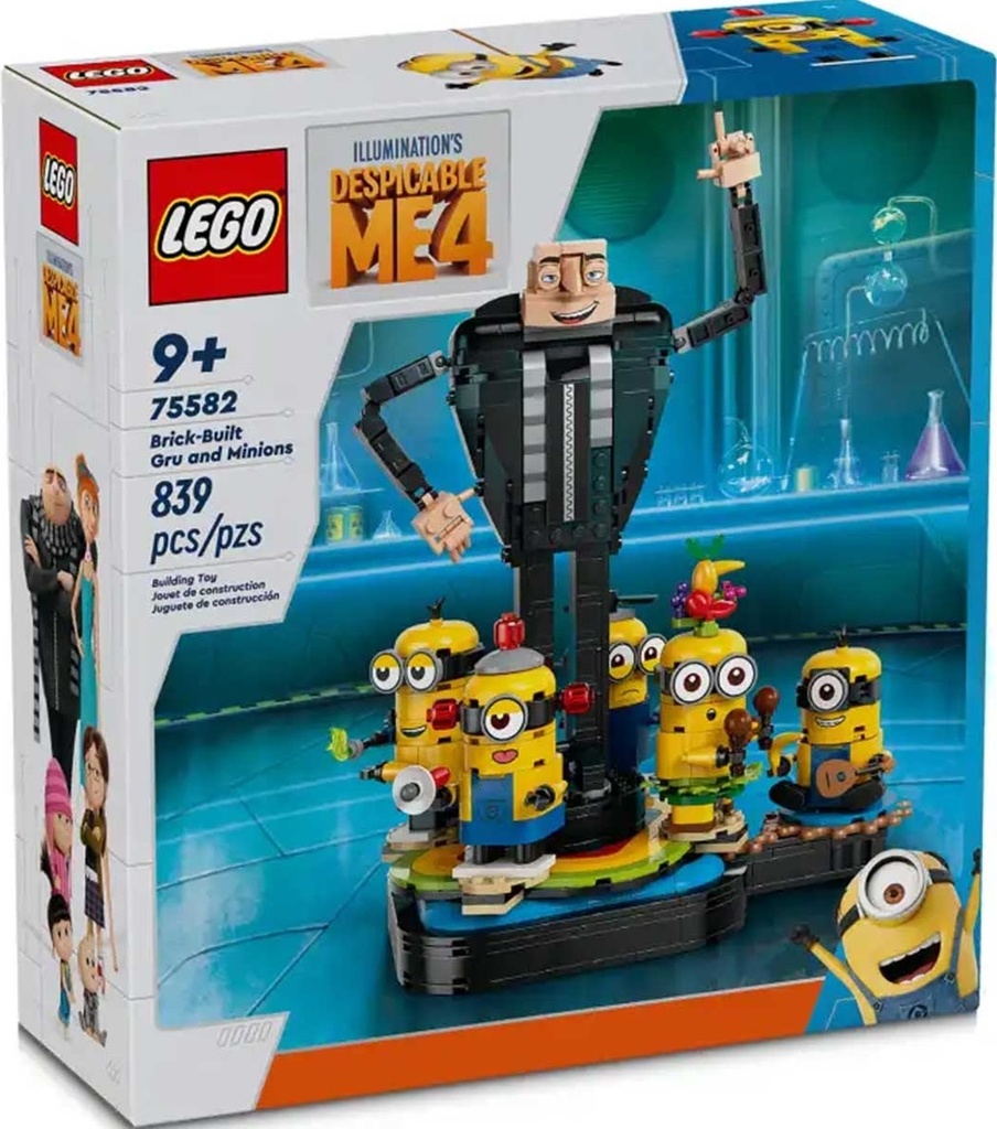 Lego Cattivissimo Me 4 - Gru E Minions In Mattoncini