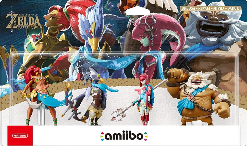 Amiibo The Legend Of Zelda Breath Of The Wild - 4 Campioni