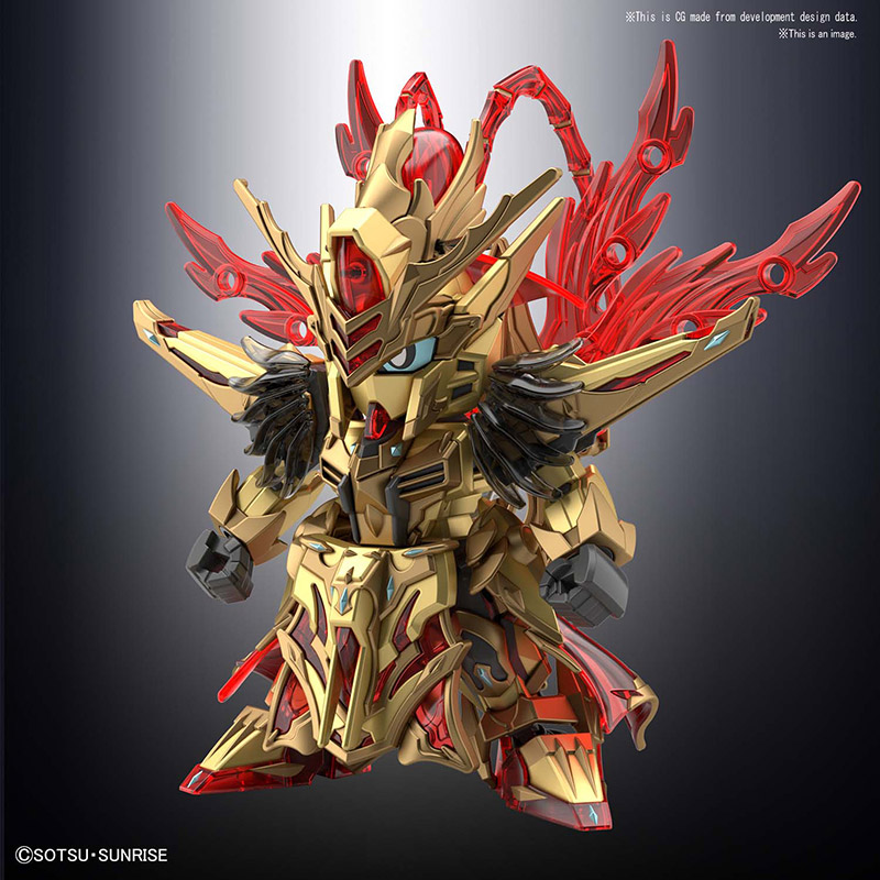Model Kit Gundam - SD Sangoku Sokets Zhou Yu Akatsuki Zhou Yu Akatsuki