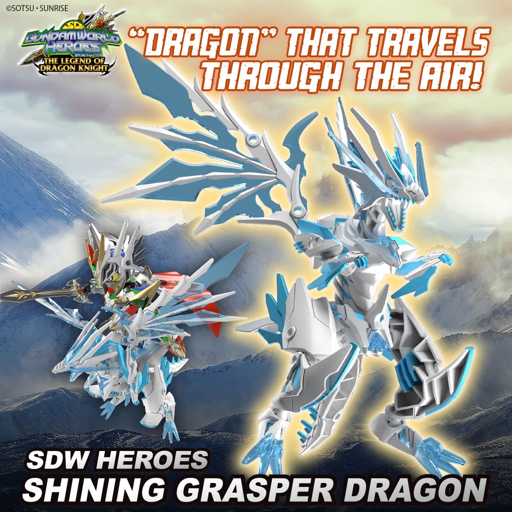 Model Kit Gundam - SDW Heroes Shining Grasper Dragon