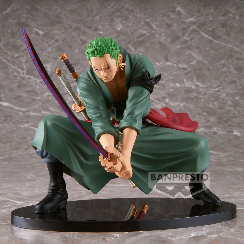 One Piece Figure Zoro Roronoa Scultures Big Banpresto Figure Colosseum 13 Cm BANPRESTO