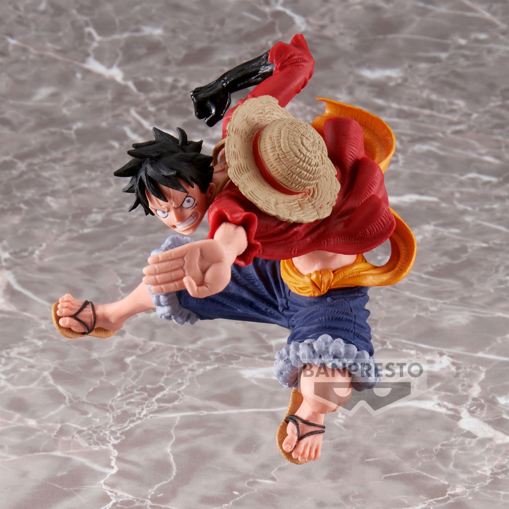 One Piece Figure Monkey D Luffy Scultures Big Banpresto Figure Colosseum 8 Cm BANPRESTO