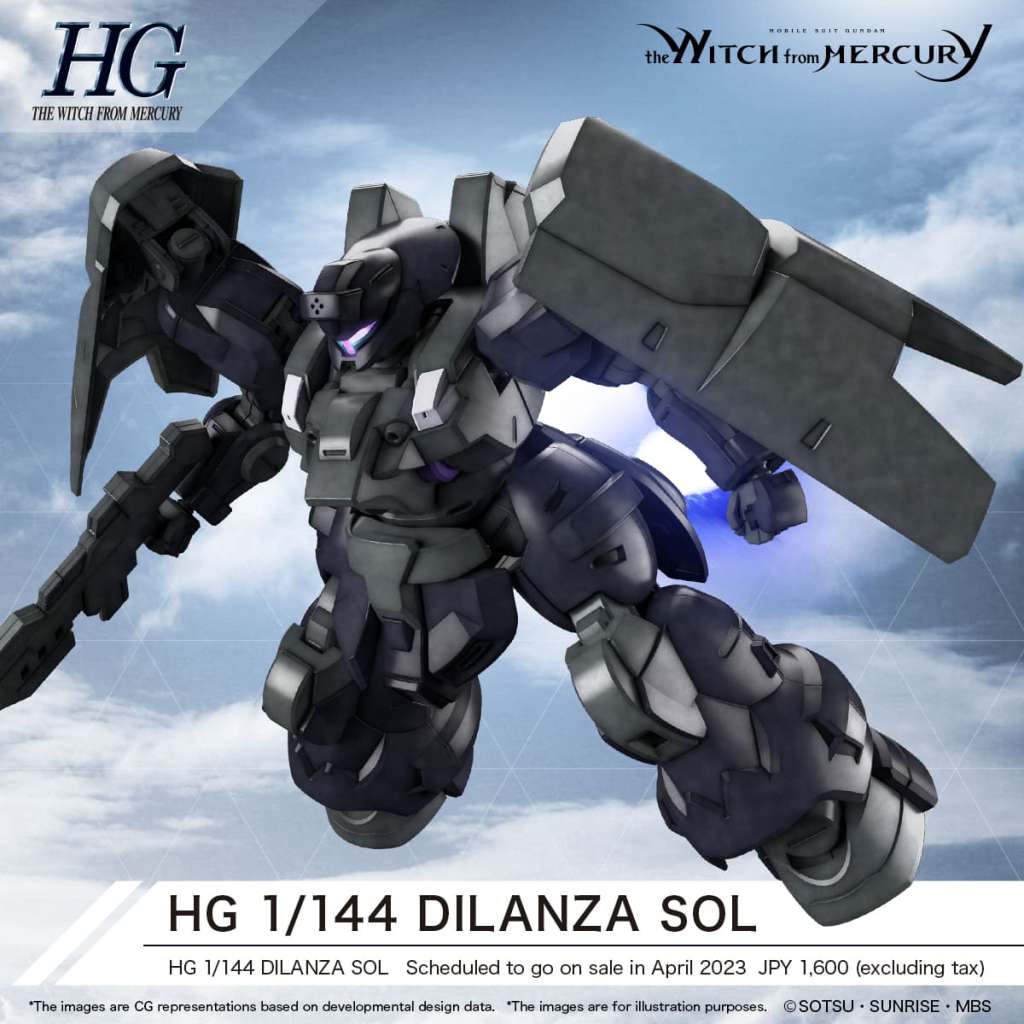 BANDAI Model Kit Gunpla Gundam HG Dilanza Sol 1/144