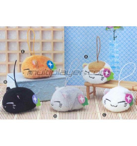 Peluche Nemuneko Kuttari (Set 5 Peluches, 7 cm)