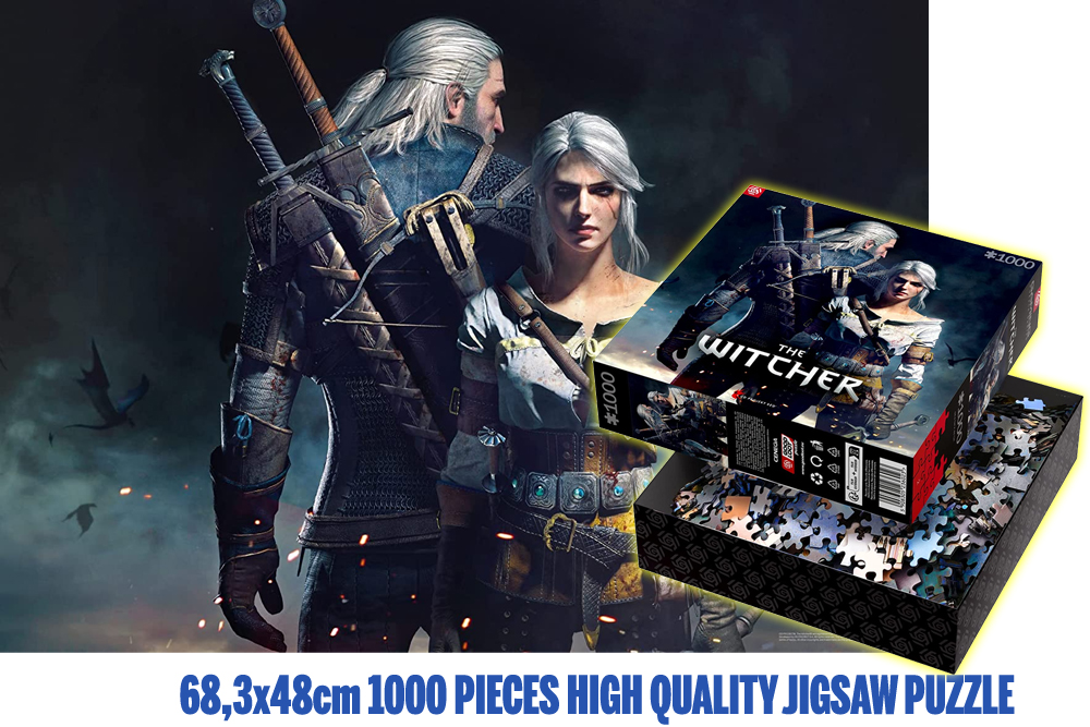 The Witcher Puzzle Geralt & Ciri 1000 pezzi GLP