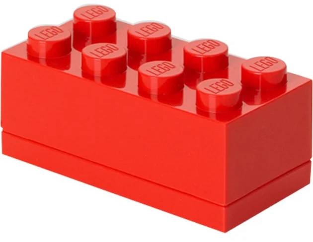 Contenitore Lego - Box 8 Rosso