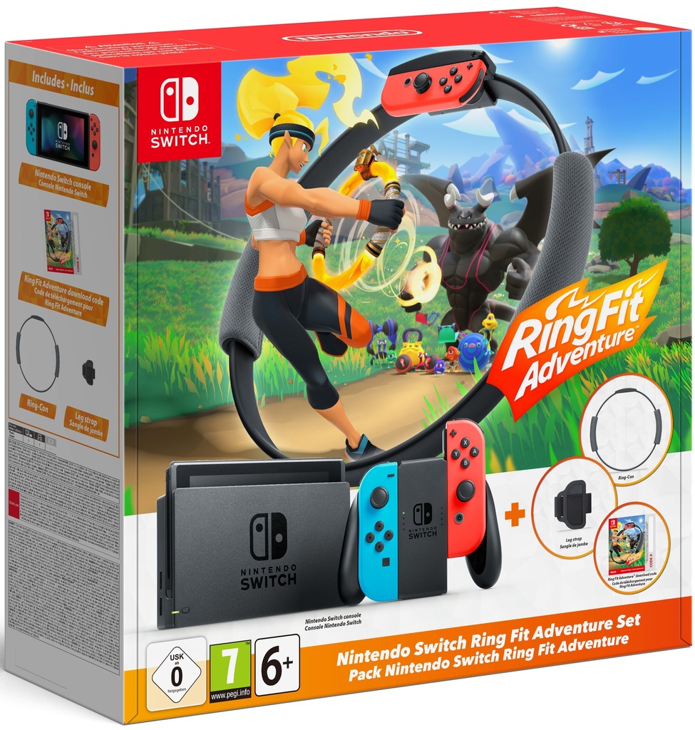 Nintendo Switch + Ring Fit Adventure (Limited Edition)