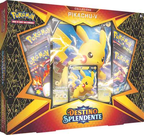 Carte Pokemon - Destino Splendente Collezione Pikachu V