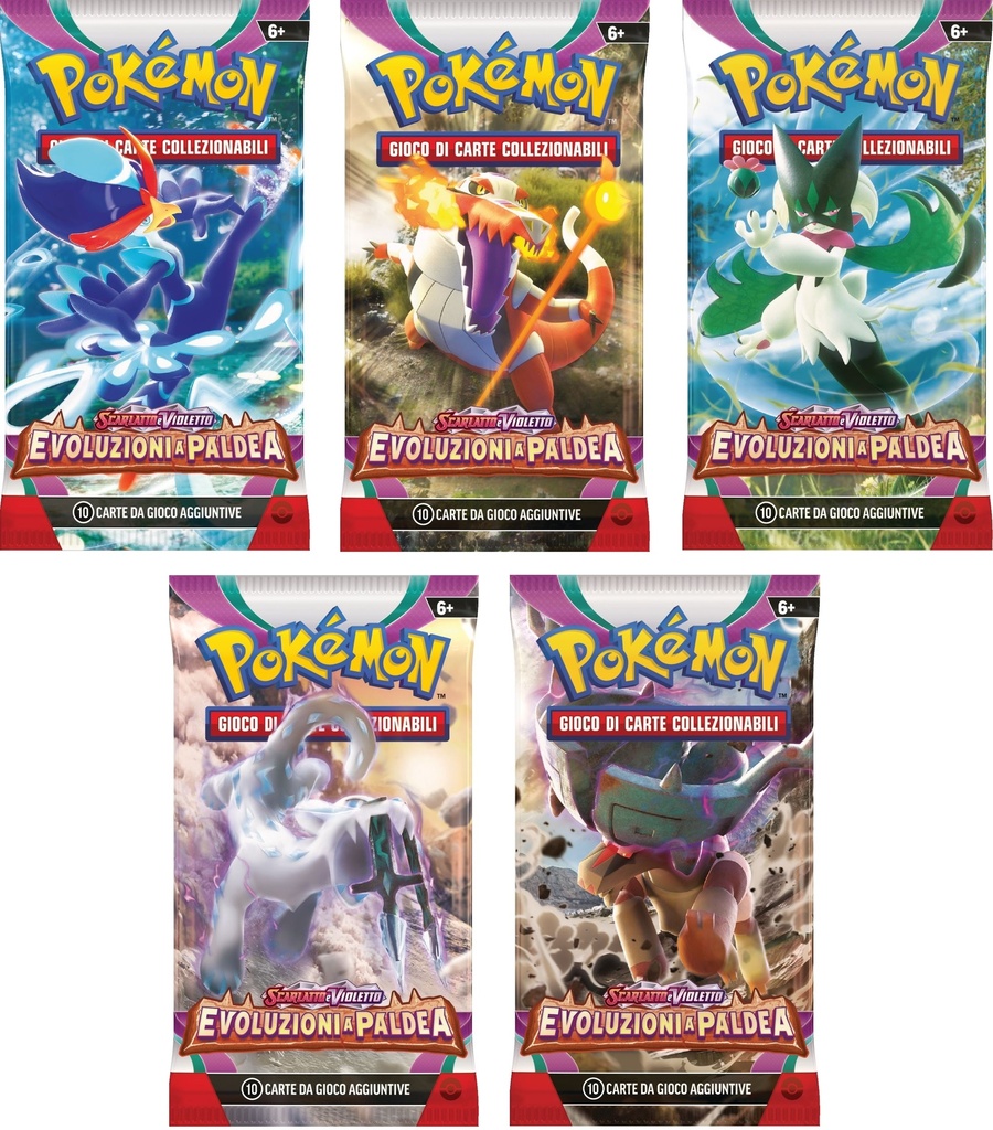 Carte Pokemon - Scarlatto e Violetto Evoluzioni A Paldea (Busta)