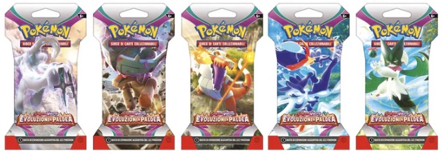 Carte Pokemon - Scarlatto e Violetto Evoluzioni A Paldea (Busta Paper Sleeve)