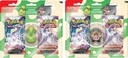 Carte Pokemon - 2 Bustine + 1 Mini Action Figure (Blister con Gomma)