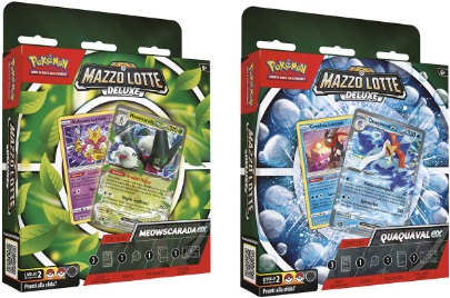 Carte Pokemon - Lotte Deluxe Quaquaval-ex e Meowscarada-ex (Mazzi, Soggetti Vari)