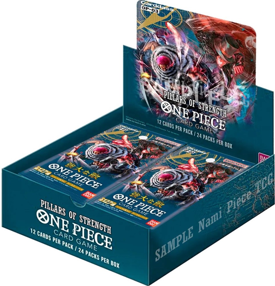 Carte One Piece - OP-03 Pillars of Strength (Box 24 Buste, EN)