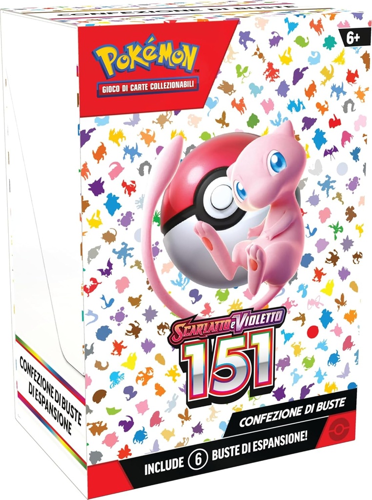 Carte Pokemon - Scarlatto E Violetto 151 (Box 6 Buste)