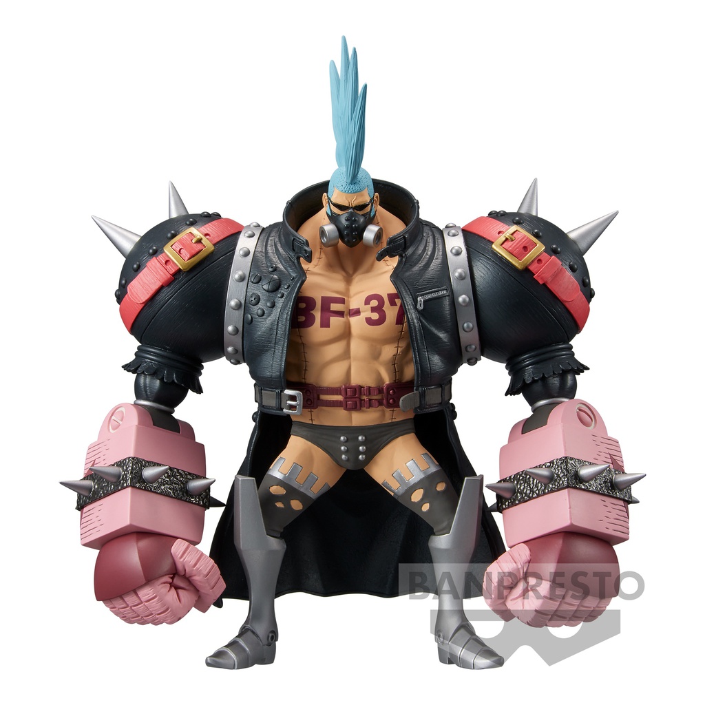 One Piece Figure Franky DXF The Grandline Men Film RED 15 Cm BANPRESTO