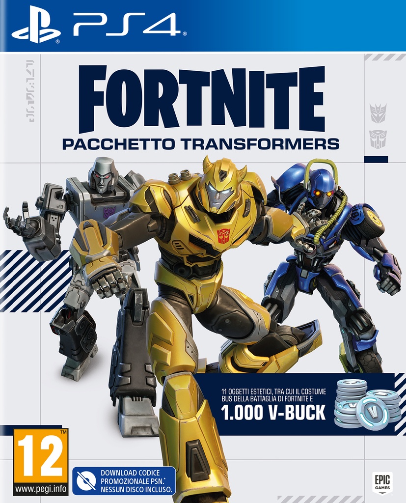 Fortnite Pacchetto Transformers (Codice di Attivazione)