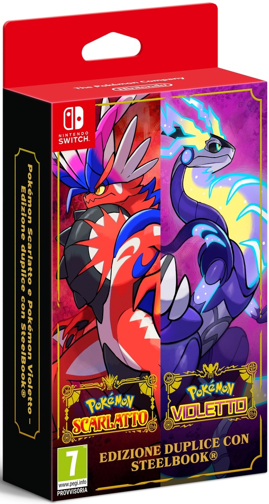 Pokemon Scarlatto e Pokemon Violetto (Dual Pack con Steelbook)