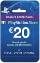 Ricarica Portafoglio PlayStation Store EUR 20