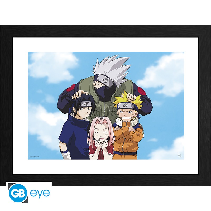 Stampa Naruto - Foto Team 7 (Con Cornice)