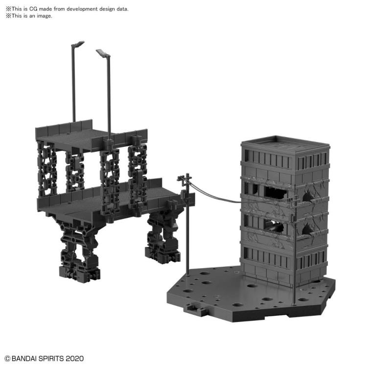 Model Kit 30 Minute Missions - Customize Scene Base City Area Accessory Set 30