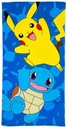 Telo Mare Pokemon - Pikachu & Squirtle (70x140cm)