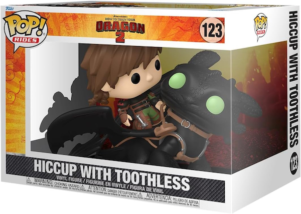 Funko Pop! Rides How To Train Your Dragon 2 - Hiccup With Toothless (9 cm)