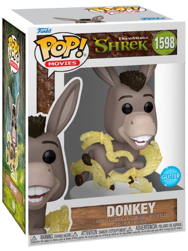 [AFFK2299] Funko Pop! Shrek - Donkey (Glitter, 9 cm)