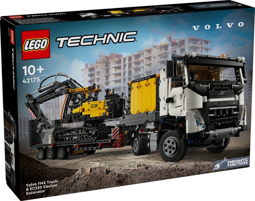 [GICO2298] Lego Technic - Autocarro Volvo FMX Ed Escavatore Elettrico EC230