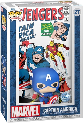 [AFFK2351] Funko Pop! Comic Covers The Avengers - Captain America (9 cm)