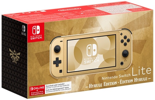 [HWSW0062] Nintendo Switch Lite (Hyrule Edition + 12 Mesi Nintendo Switch Online)