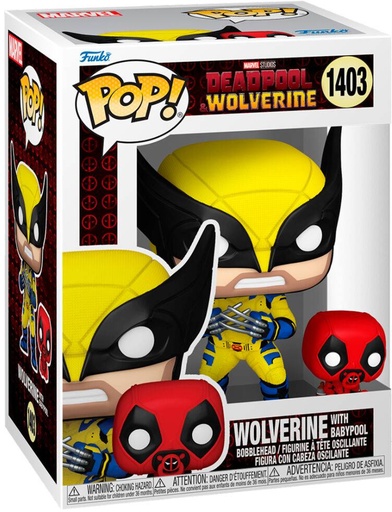 [AFFK2358] Funko Pop! Deadpool And Wolverine - Wolverine With Babypool (9 cm)