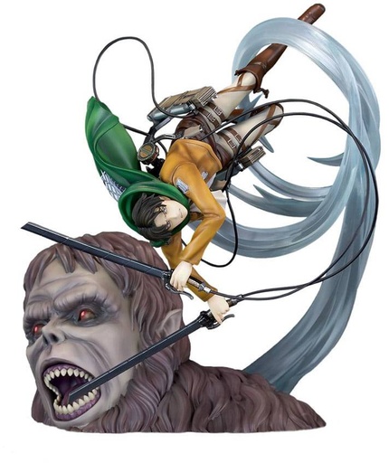 [AFVA2784] Attack On Titan - Levi Vs Beast Titan (28 cm)