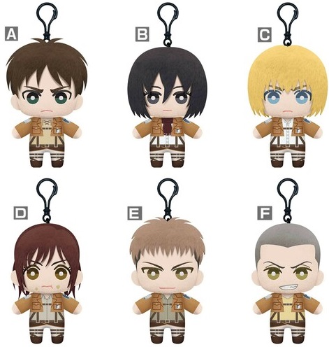 [GIPE0783] Peluche Attack On Titan - Soggetti Vari (Serie 1, 15 cm)