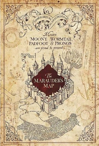 [GAPR0017] Poster Harry Potter - Marauder's Map