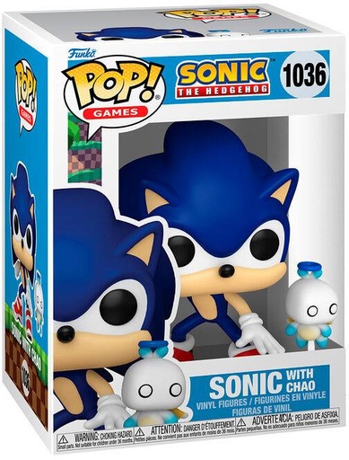 [AFFK2480] Funko Pop! Sonic The Hedgehog - Sonic With Chao (9 cm)