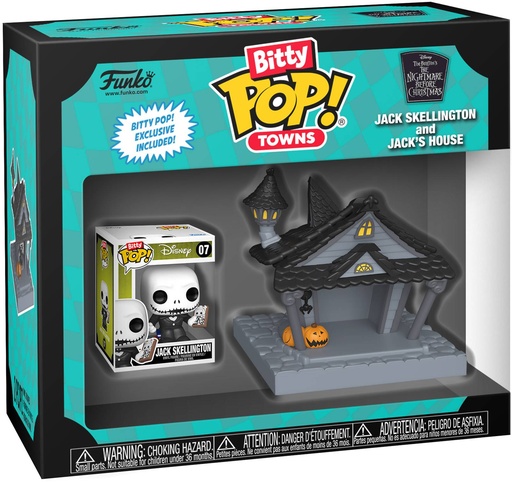 [AFFK2491] Bitty Pop! Towns The Nightmare Before Christmas - Jack Skellington And Jack's House