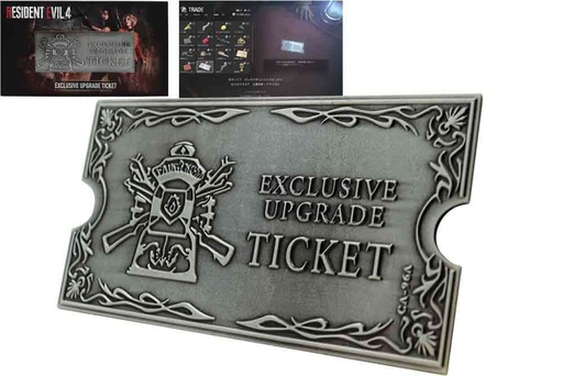 [GAVA0786] Replica Resident Evil 4 - Metal Exclusive Upgrade Ticket 