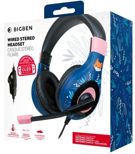 [ACSW0247] Cuffie Wired Stereo Headset (Volpe, Switch, Oled, Lite)