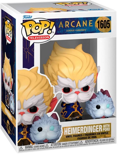 [AFFK2523] Funko Pop! Arcane League Of Legends - Heimerdinger With Poro (9 cm)