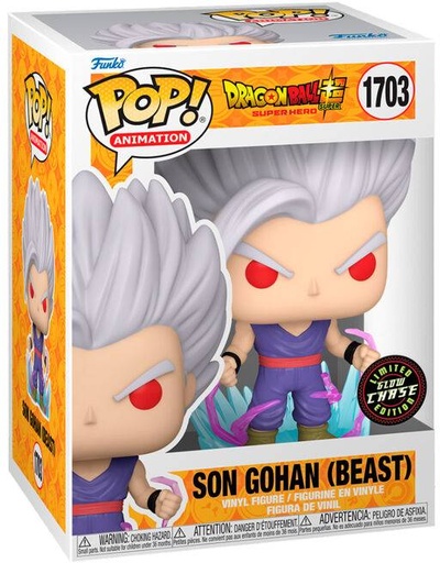 [AFFK2531] Funko Pop! Dragon Ball Z Super Hero - Son Gohan Beast (Chase Edition, 9 cm)