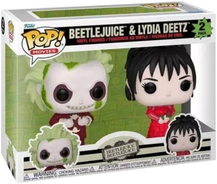 [AFFK2539] Funko Pop! Beetlejuice 2 - Beetlejuice And Lydia Deetz (9 cm)