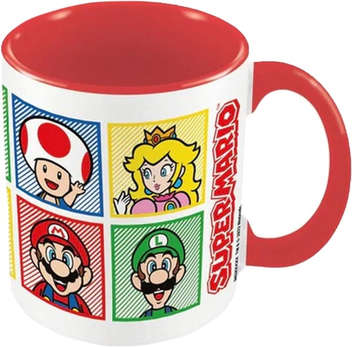 [GATA0293] Tazza Super Mario - Mario, Luigi, Toad, Peach