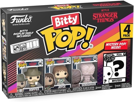 [AFFK2570] Bitty Pop! Stranger Things - Hopper (4 pack)